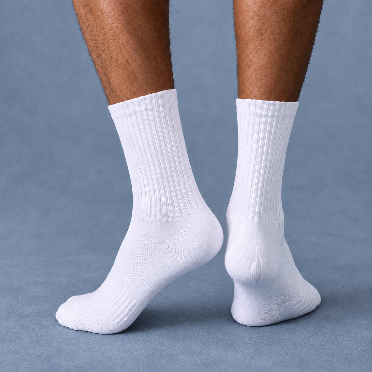 Men's Cushioned Tall Crew Socks — product view 4