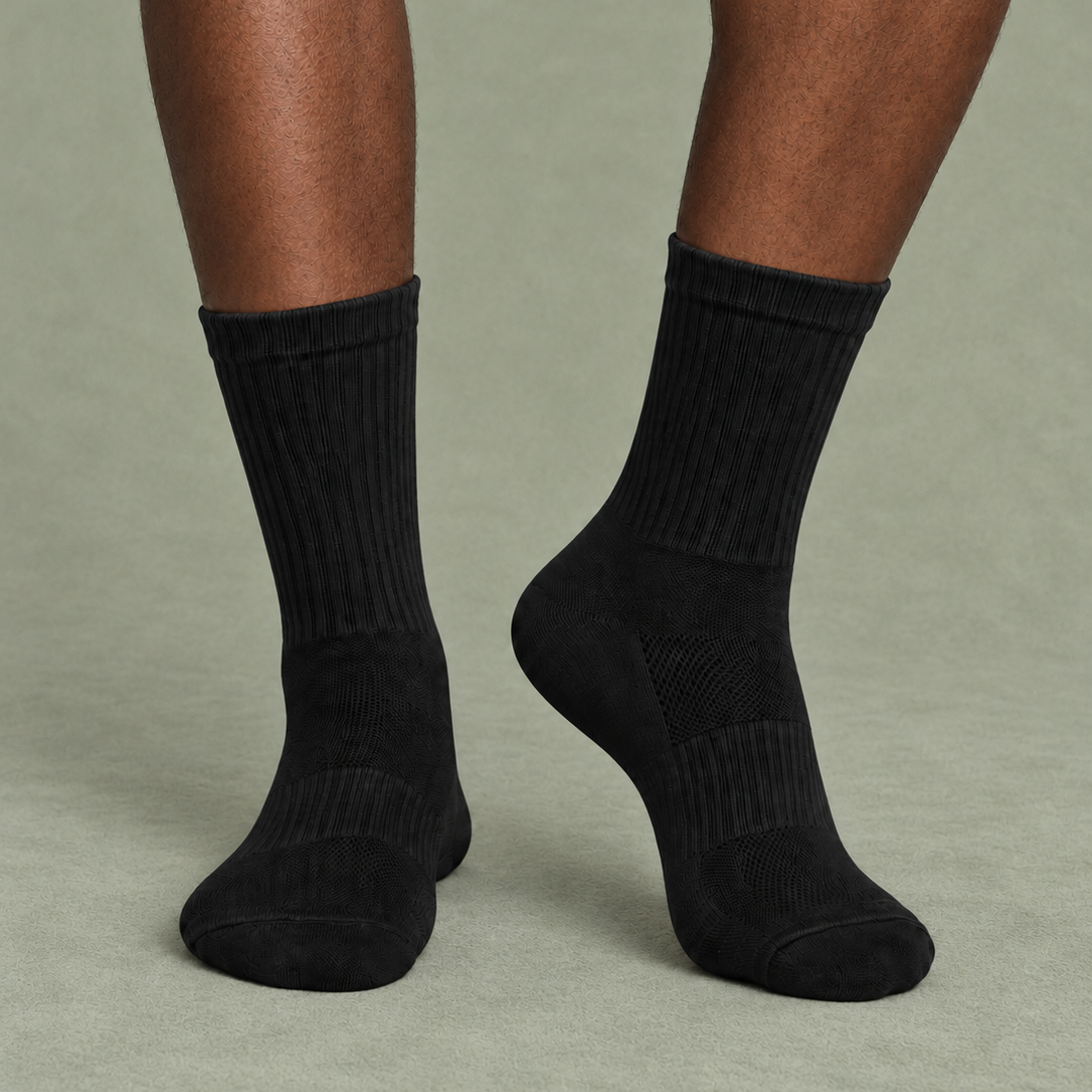 Men's Cushioned Tall Crew Socks — product view 6
